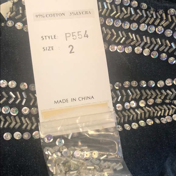 Basix II Bling Jeans 2 | Side Zip | NWT | US 2 - Picture 6 of 12